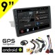 1DIN Android οθόνη αυτοκινήτου 9" ιντσών με GPS (ηχοσύστημα F9, WI-FI, Youtube, USB, 1 DIN, MP3, MP5, Bluetooth, Mirrorlink, Universal, 4x60W, AUX)