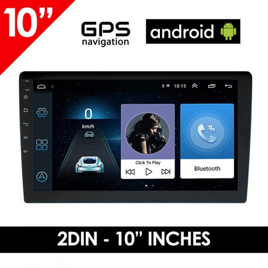 Android οθόνη αφής 10" ιντσών με GPS (2-DIN, αυτοκινήτου, Youtube, WI-FI, ηχοσύστημα, internet, USB, 2DIN, MP3, MP5, 4x60W, Bluetooth, 2 DIN, Mirrorlink) R803